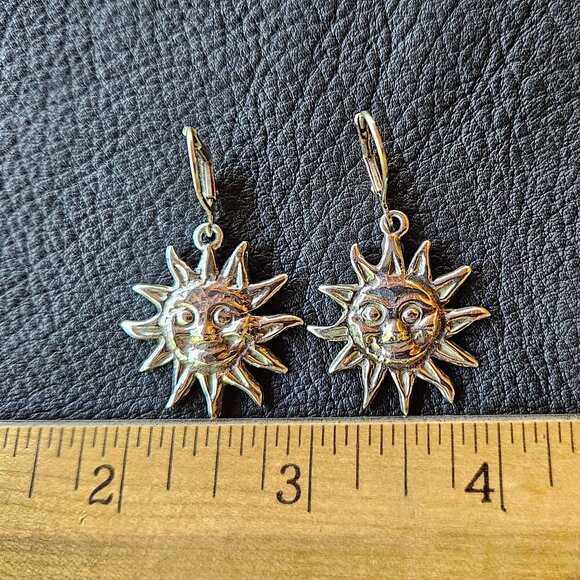 Sterling Silver Sunshine Earrings - Picture 3 of 5